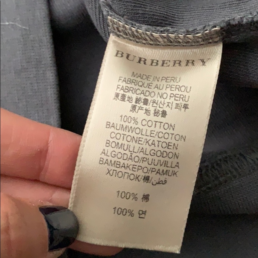 Men’s Burberry half zip - Picture 4 of 5